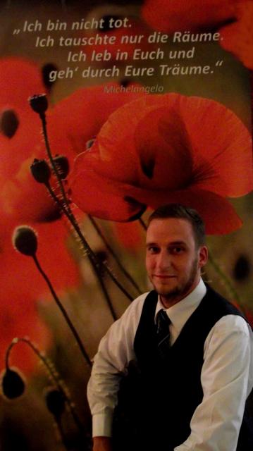 Peter Hardwig tröstet in Wismar mit dem Lebens-Rat des Genies Michelangelo.