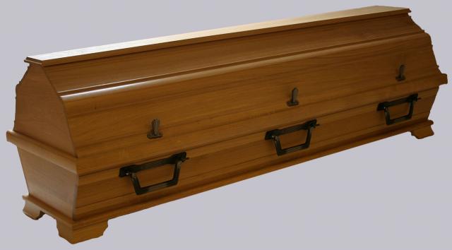 Der Stuttgarter: Der Sarg aus Deutscher Eiche hat die beste Statik für das Erdenkleid.