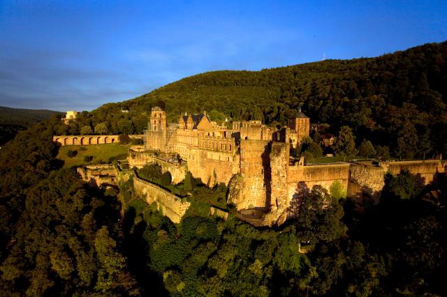 Das Märchenschloss von Heidelberg.